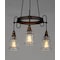 Maxim Lighting Revival 3-Light 22.75" Wide Oil Rubbed Bronze Chandelier 21573HMOI - alternate 2